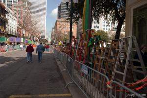 St. Charles street before the parades started