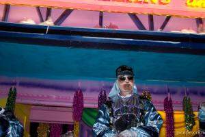 Krewe of Bacchus float rider