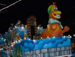 Chicken Run Float (Krewe of Bacchus)