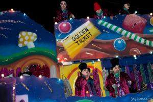 Willie Wonka and the Chocolate Factory Float (Krewe of Bacchus)