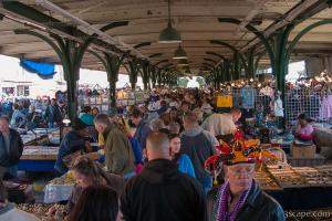 Shopping at the flea market
