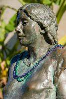 Fountain Lady Statue with beads