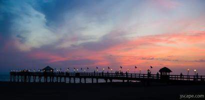 Sunset and the pier