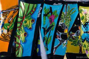 Colorful beach towels