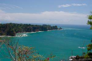 View of the Pacific Ocean near Manuel Antonio