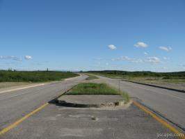 Spooky deserted town of Gagnon