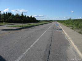 Spooky deserted town of Gagnon