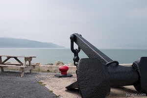 Large anchor in St. Irenee, Quebec