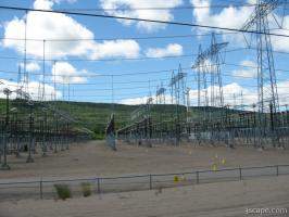 Large power switching station