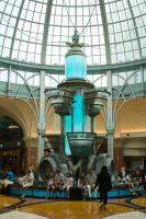 Fountain inside casino