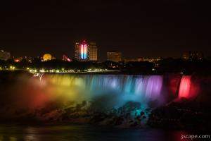 American Falls in color