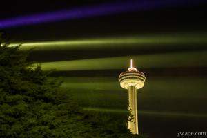 Lights and Skylon Tower