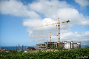 Lots of new condo and resort construction
