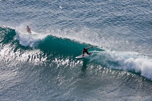 Surfers near Honolua