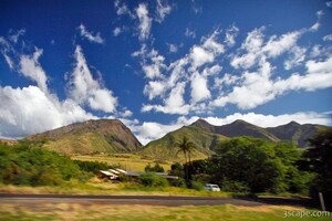 Mountains on the west side of Maui