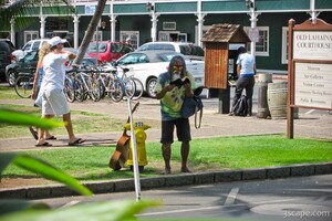 Street preacher in Lahaina