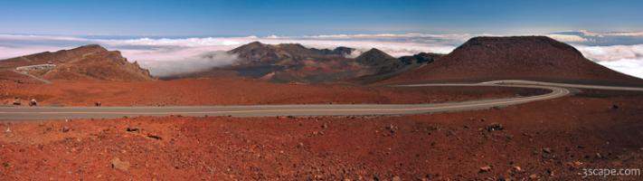 Haleakala volcano panoramic