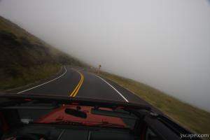 Driving back into the clouds