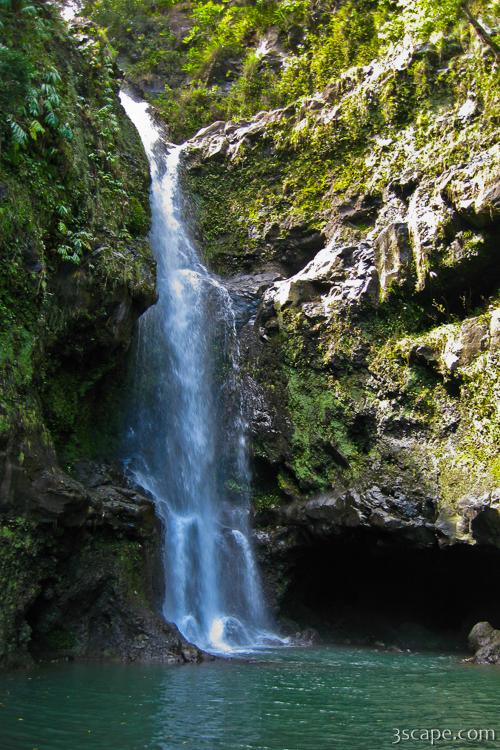 Waterfall along the Road to Hana