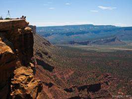 Rock outcrop at Top of the World