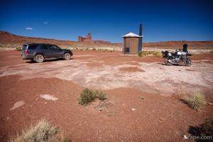 National park facilities along White Rim Trail