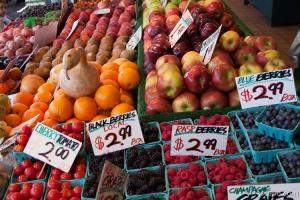 Fresh fruit at Pike Place Market