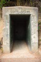 Entrance to underground switchboard, 1918