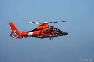 US Coast Guard helicopter