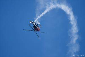 Red Bull aerobatic helicopter