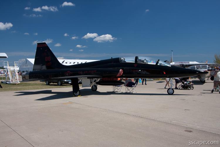 Black/Red T-38 Talon of 9th Reconnaissance Wing