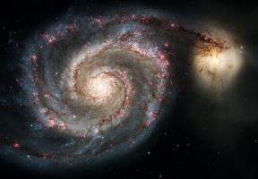 The Whirlpool Galaxy (M51) and Companion