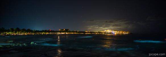 Barcelo Beach Resort at Night