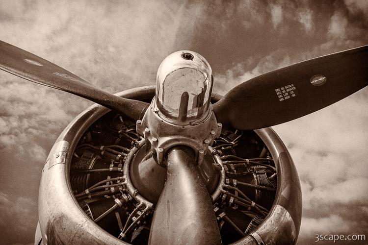 Vintage B-17 Flying Fortress