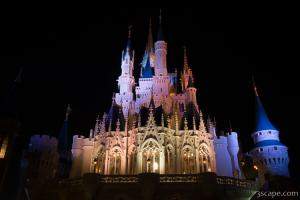Cinderella's Castle at Night