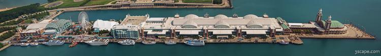 Chicago's Navy Pier Panoramic