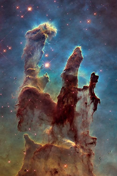 Hubble Pillars of Creation HD Tall