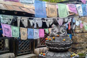 Nepalese Prayer Flags at Everest ride