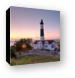 Big Sable Point Lighthouse at Sunset Canvas Print