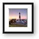 Big Sable Point Lighthouse at Sunset Framed Print