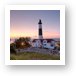 Big Sable Point Lighthouse at Sunset Art Print
