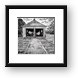 Sleeping Bear Point Life-Saving Station - Black and White Framed Print