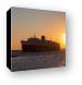 SS Badger Car Ferry at Sunset Canvas Print