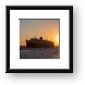 SS Badger Car Ferry at Sunset Framed Print