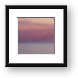 Long Exposure Flying Birds at Beach Panoramic Framed Print