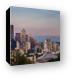Seattle Skyline and Mt. Rainier Panoramic Canvas Print