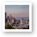 Seattle Skyline and Mt. Rainier Panoramic Art Print