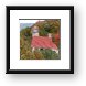 Eagle Bluff Lighthouse Aerial Framed Print