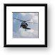US Border Patrol Blackhawk Helicopter Framed Print