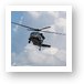 US Border Patrol Blackhawk Helicopter Art Print