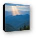 God Rays Over the Blue Ridge Mountains Canvas Print